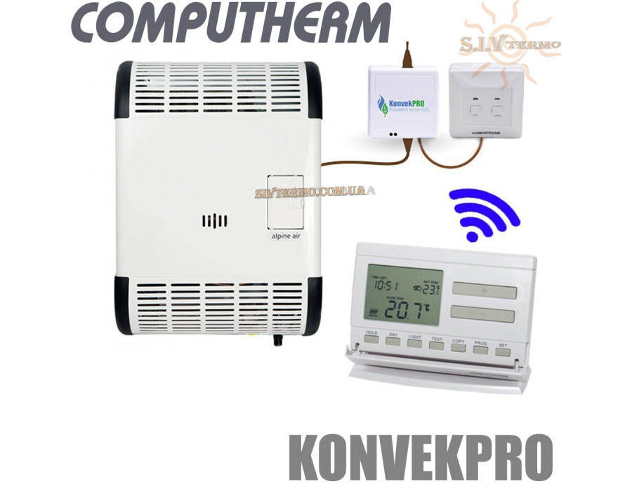 Управление газовым конвектором ✓ Работает от электросети 220 В ✓ Проводной ✓  Накладной ✓ Венгрия - Китай