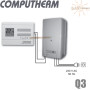 Комнатный программатор ✓ Computherm Q3 ✓ Цифровая регулировка ✓ от +10 до +30°C ✓ Точность измерения 0,2°C ✓ Венгрия - Китай 