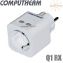 Розетка беспроводная ✓ Computherm Q1RX ✓ Радиоуправляемая ✓ Напряжение питания 220V ✓ Нагрузка на контакты реле 10A ✓ Венгрия - Китай 