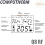 Многозонный беспроводной недельный терморегулятор ✓ Computherm Q8RF ✓ Цифровая регулировка ✓ от +10 до +30°C ✓ Точность измерения 0,2°C ✓ Напряжение питания 220V ✓ Венгрия - Китай 
