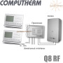 Многозонный беспроводной недельный терморегулятор ✓ Computherm Q8RF ✓ Цифровая регулировка ✓ от +10 до +30°C ✓ Точность измерения 0,2°C ✓ Напряжение питания 220V ✓ Венгрия - Китай 