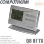 Беспроводной недельный терморегулятор ✓ Computherm Q8RF TX ✓ Цифровая регулировка ✓ от +10 до +30°C ✓ Точность измерения 0,2°C ✓ Напряжение 2x1.5V (тип АА) ✓ Венгрия - Китай 