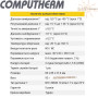 Кімнатний терморегулятор ✓ Computherm T32 ✓ Цифрове регулювання ✓ від +10 до +30°C ✓ Точність вимірювання 0,5°C ✓ Живлення 2x1.5V (тип ААА) ✓ Угорщина - Туреччина