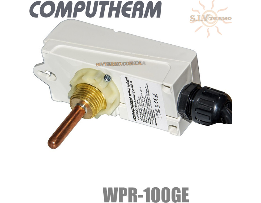 Цифровой терморегулятор ✓ Computherm WPR-100GE ✓ Проводной ✓ от +5 до +80°C ✓ Точность измерения 1,5°C ✓ Венгрия 