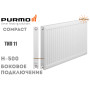Стальной радиатор Purmo Compact ✓ 11 класс ✓ Высота 500 ✓ Длина 500 ✓ Панельный ✓ Подключение боковое ✓ Польша - Финляндия
