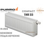Сталевий радіатор Purmo Compact ✓ 33 клас ✓ Висота 400 ✓ Довжина 400 ✓ Панельний ✓ Підключення бічне ✓ Польща - Фінляндія