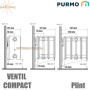 Сталевий радіатор Purmo Ventil Compact ✓ Plint ✓ 44 клас ✓ Висота 200 ✓ Довжина 600 ✓ Панельний ✓ Під’єднання знизу ✓ Польща - Фінляндія