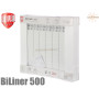 Биметаллический радиатор 12 секций ✓ BiLiner 500 ✓ Белый ✓ Дизайн-радиатор ✓ Глубина секции 87 мм ✓ Подключения боковое ✓ Royal Thermo ✓ Италия