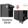 Біметалічний радіатор 10 секцій ✓ PianoForte VD 500 ✓ Чорний колірNoir Sable ✓ Дизайн-радіатор ✓ Глибина секції 100 мм ✓ Нижній монтаж ✓ Royal Thermo