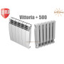 Биметаллический радиатор 10 секций ✓ Vittoria Plus 500 ✓ Глубина секции 87 мм ✓ Тип подключения боковое ✓ Royal Thermo ✓ Италия