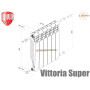 Биметаллический радиатор 10 секций ✓ Vittoria Super 500 ✓ Глубина секции 90 мм ✓ Тип подключения боковое ✓ Royal Thermo ✓ Италия