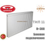 Стальной радиатор SANICA 22 класс высота 500 длина 1600 ☼ Панельный ☼ Подключение снизу ☼ Турция