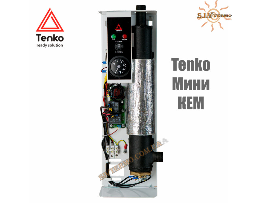 Электрический котел Tenko Mini ✓ 3 кВт ✓ Управление: Механическое ✓ Напряжение питания: 220В 1Ф ✓ Без насоса ✓ Без расширительного бака ✓ Харьков - Украина