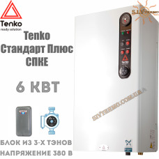 Котел електричний Tenko Стандарт Плюс СПКЕ 6 кВт 380 В настінний