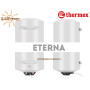 Електричний бойлер Термекс ☼ ETERNA 30 V slim ☼ Клас захисту IPX4 ☼ Мокрий ТЕН ☼ 30 літрів ☼ Вертикальний монтаж ☼ Росія