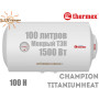 Електричний бойлер Термекс ☼ Champion TitaniumHeat ☼ 100 літрів ☼ Горизонтальный монтаж ☼ Росія