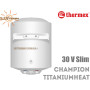 Узкий электрический бойлер Термекс ☼ Champion TitaniumHeat Slim ☼ 30 литров ☼ Вертикальный монтаж ☼ Россия 