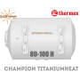 Електричний бойлер Термекс ☼ Champion TitaniumHeat ☼ 80 літрів ☼ Горизонтальный монтаж ☼ Росія