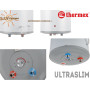 Электрический бойлер Термекс ☼ UltraSlim IU 30 ☼ Узкий ☼ Двойной мокрый ТЭН ☼ 30 литров ☼ Вертикальный монтаж ☼ Россия