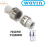Американка Wavin Ekoplastik ✓ Діаметр: 20 ✓ Пласик-метал ✓ Колір: Сірий ✓ Чехія