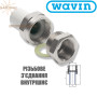 Американка внутрішня Wavin Ekoplastik ✓ Діаметр: 20х1/2 ✓ Пластик-метал ✓ Колір: Сірий ✓ Чехія