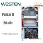 Газовый турбированный двухконтурный котел Westen Pulsar D 24 F -  24 кВт (Италия)