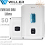 Бойлер Виллер ✓ EVH50DRI Libra ✓ Объем 50 литров ✓ Цвет: Белый ✓ Установка: вертикальная и горизонтальная ✓ Электронной панелью управления ✓ Плоский ✓ 2000 Вт ✓ Китай