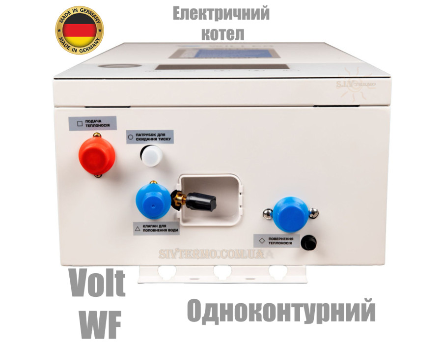Котел електричний опалювальний WILLER Volt WF ✓ PT213 ✓ 13 кВт (220В 1Ф, 380В 3Ф) ✓ Вбудований бак ✓ Вбудований насос ✓ Німеччина – Китай