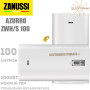 Бойлер Zanussi ZWH/S 100 Azurro ☼ Горизонтальний монтаж справа боку ☼ Механічна регулювання ☼ Плоский ☼ Мокрий ТЕН ☼ 2000 Вт ☼ Китай