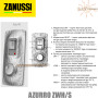 Бойлер Zanussi ZWH/S 100 Azurro ☼ Горизонтальний монтаж справа боку ☼ Механічна регулювання ☼ Плоский ☼ Мокрий ТЕН ☼ 2000 Вт ☼ Китай