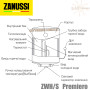 Бойлер Zanussi ZWH/S 50 Premiero ☼ Механічна регулювання ☼ Круглий ☼ Мокрий ТЕН ☼ 1500 Вт ☼ Китай
