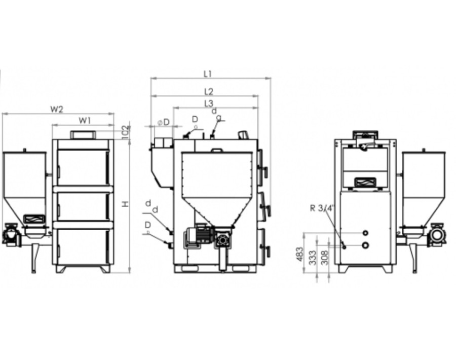 Caldera Caltherm CTX 150SF (175кВт) (Сталь)