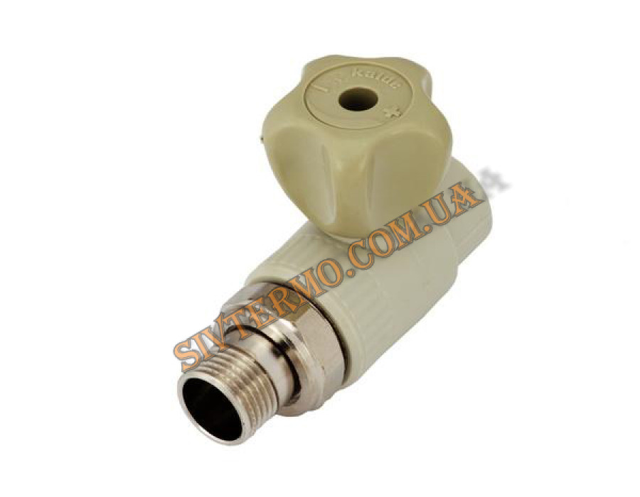 Кран радіаторний 20*3/4 прямий Kalde